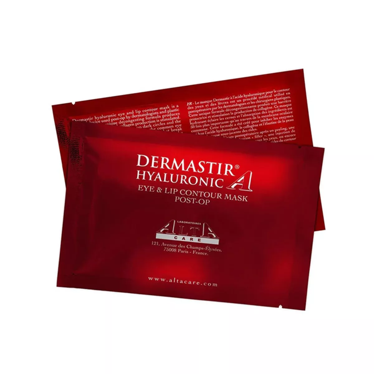 Dermastir Eye Lip Contour Hyaluronic Гіалуронова маска для контуру очей та губ - Фото