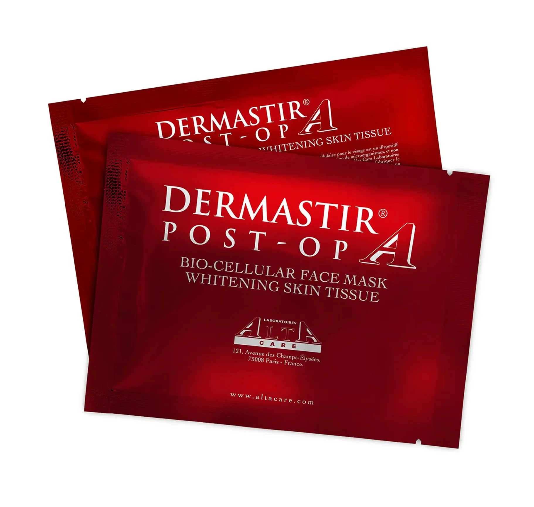 Dermastir Post-op Bio-cellular Face Mask Whitening Освітлювальна біоцелюлозна маска для обличчя - Фото