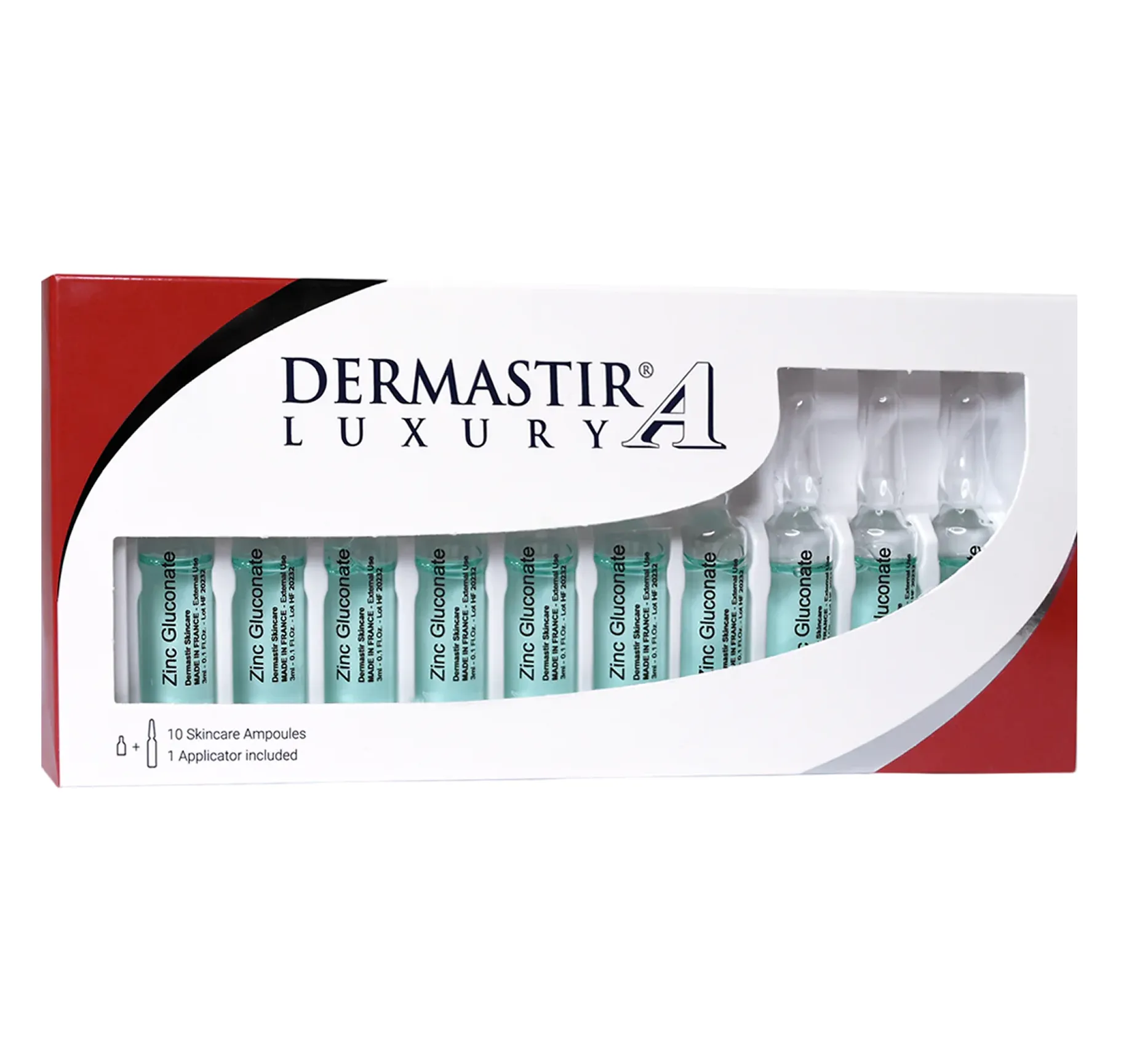 Dermastir Zinc Gluconate Ampoules Ампули з глюконатом цинку для проблемної шкіри - Фото