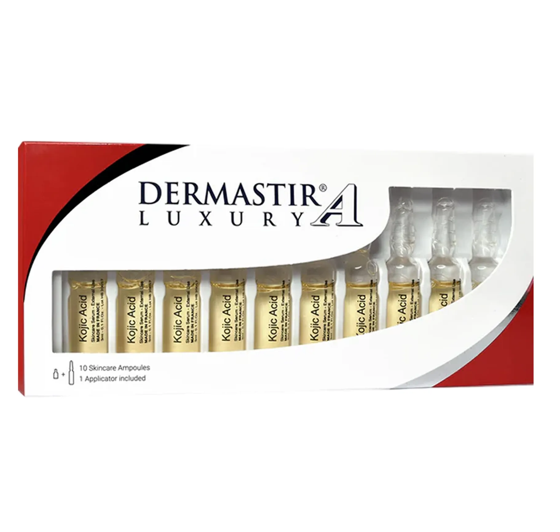 Dermastir Kojic Acid Ampoules Ампули з коєвою кислотою для боротьби з пігментацією - Фото