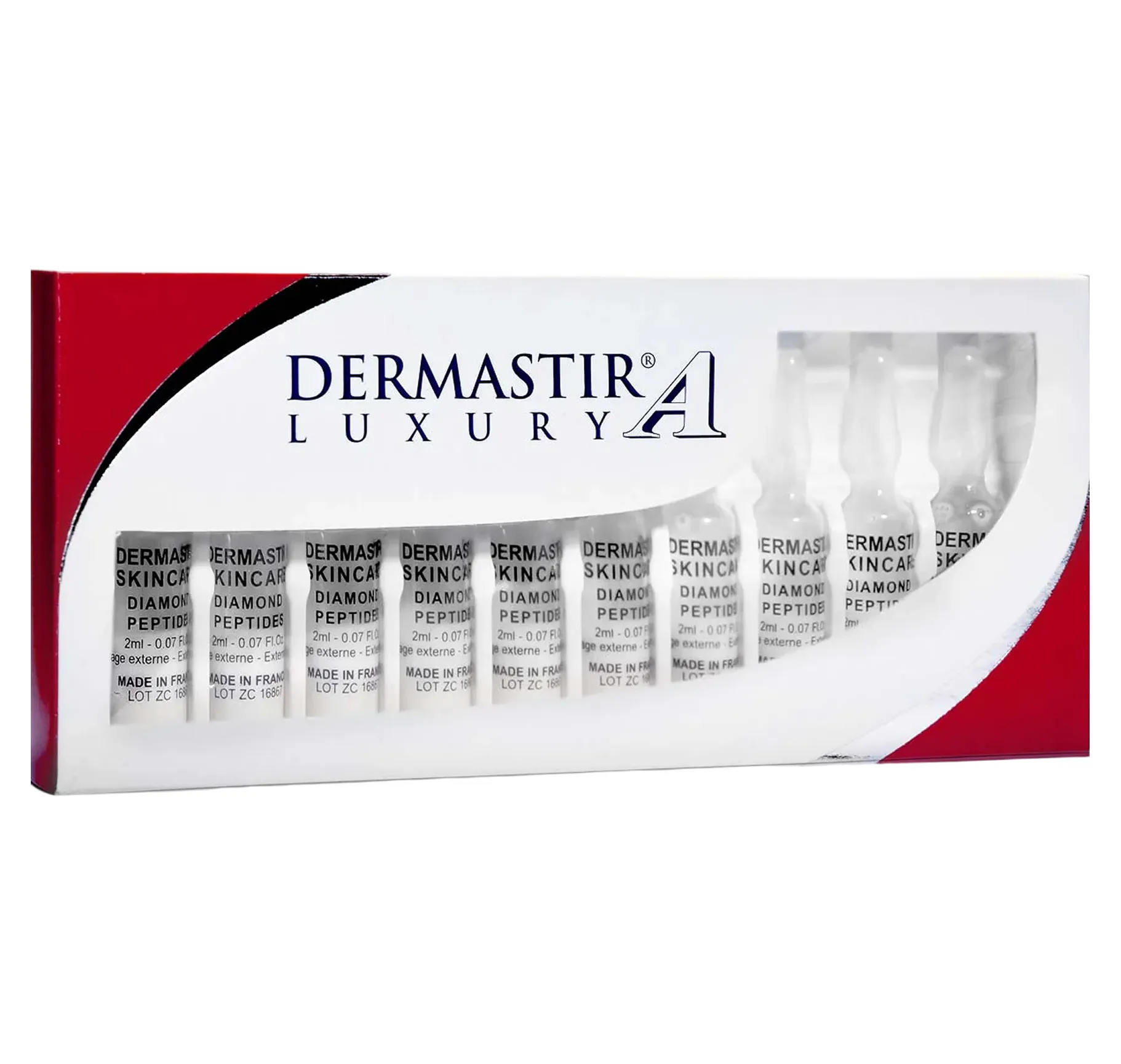 Dermastir Diamond Peptides Ampoules Ампули з діамантовими пептидами з ефектом ліфтингу - Фото