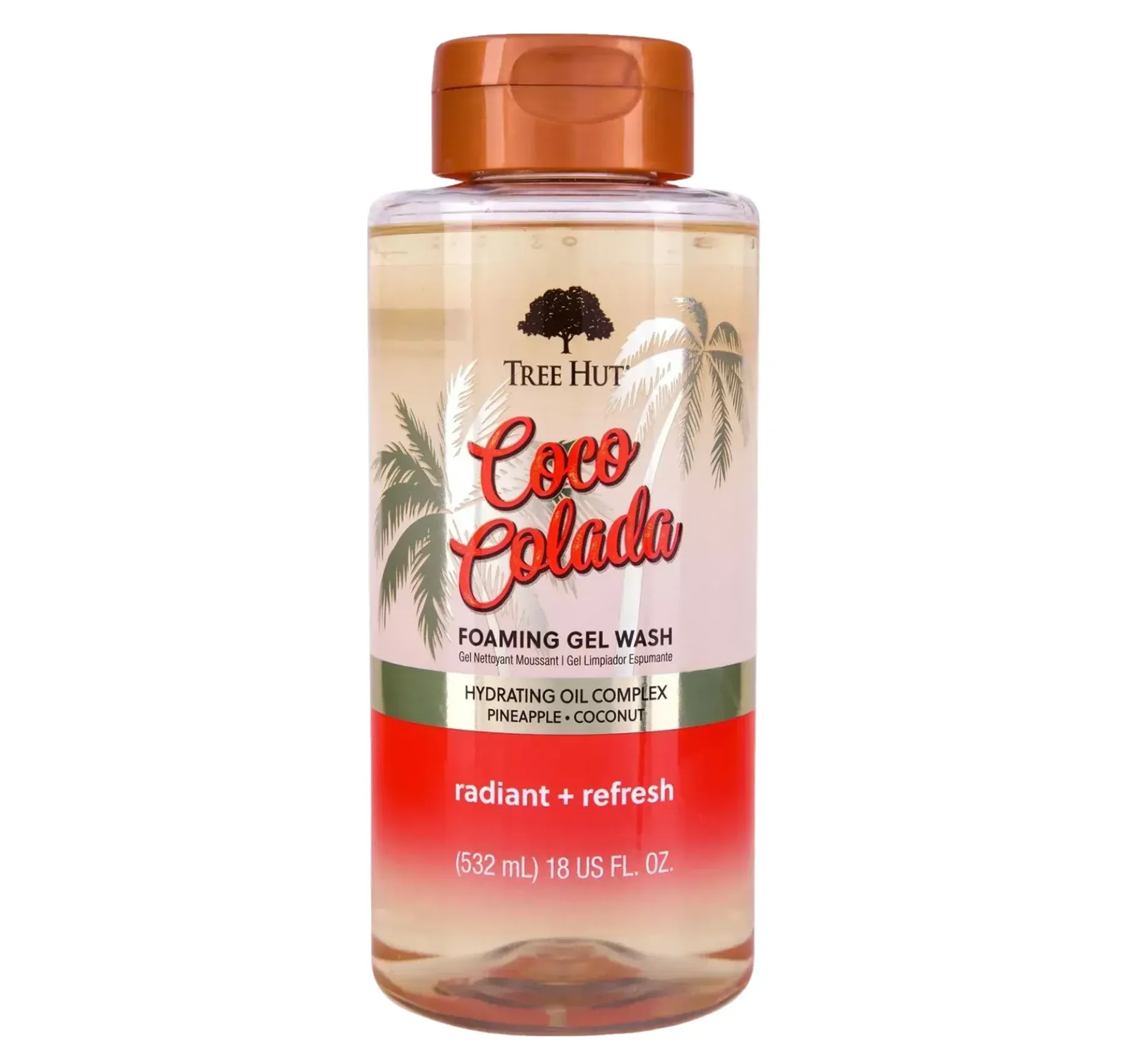 Tree Hut Coco Colada Foaming Gel Wash Гель для душу з кокосом і ананасом - Фото