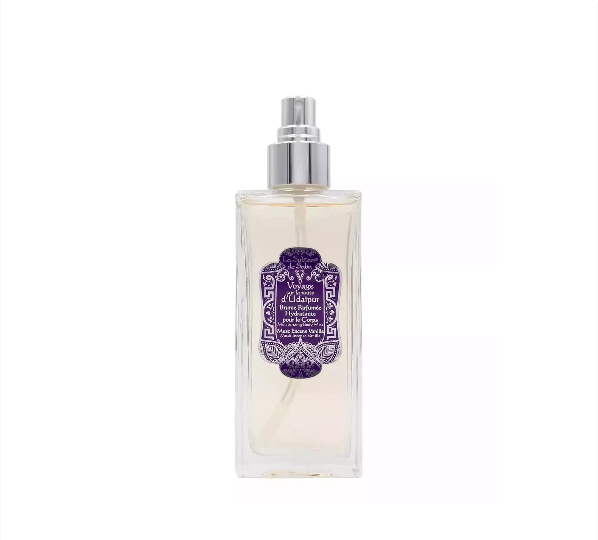 La Sultane De Saba Voyage d'Udaipur Moisturizing Body Mist Musk Incense Vanilla Парфумований міст для тіла з ароматом ванілі - Фото