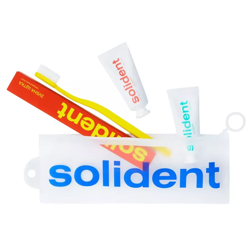 Solident Travel kit Mint\Pineapple Набір для подорожей м'ята/ ананас - Фото