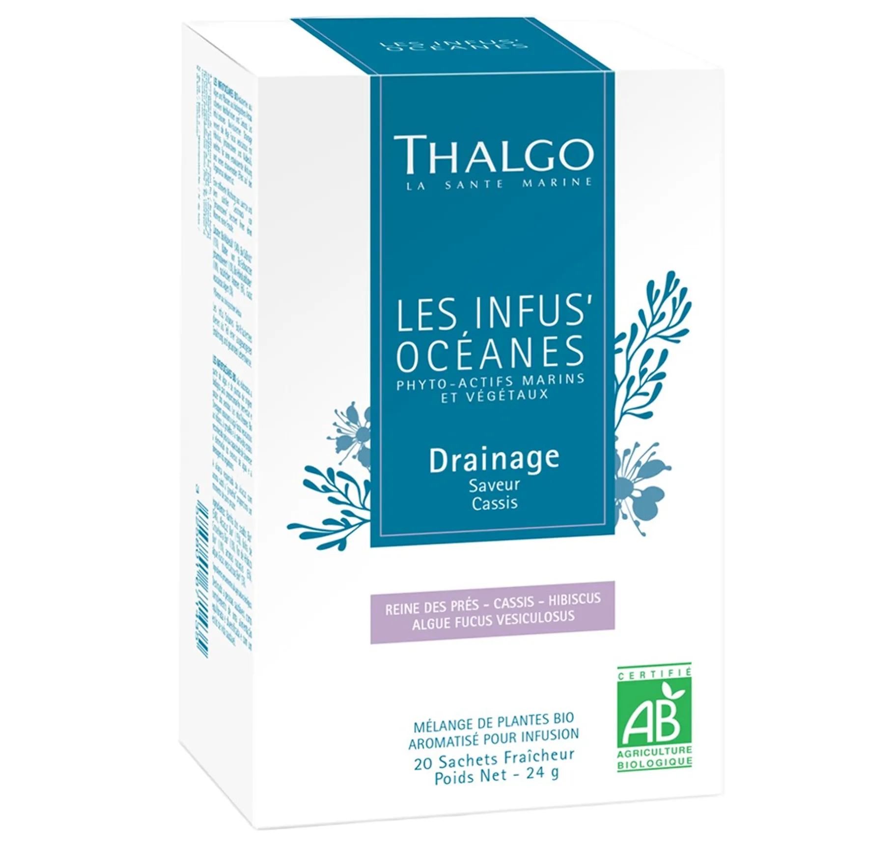 Thalgo Organic Infus'oc&eacute;anes Draining Тряв'яний настій з дренуючим ефектом - Фото