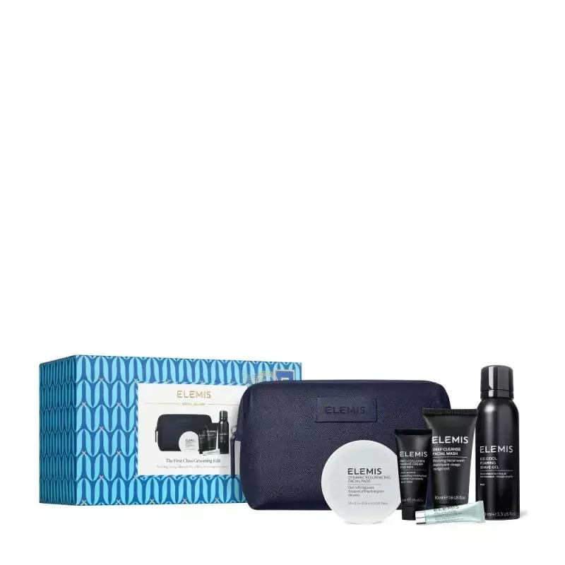 Elemis Kit First-Class Grooming Edit Face & Body Discovery Collection for Him Бестселери для обличчя та тіла у косметичці 'Для Нього' - Фото