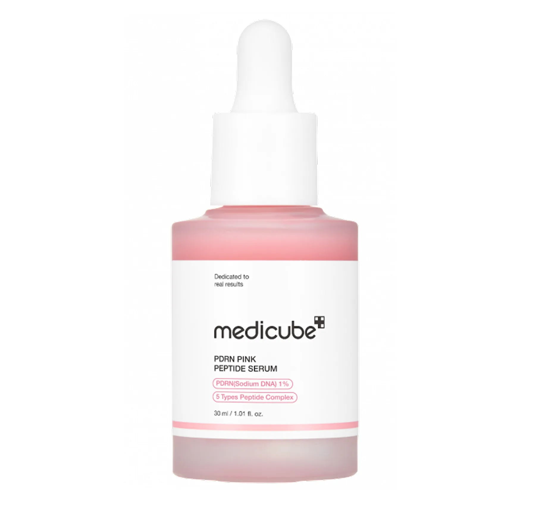 Medicube PDRN Pink Peptide Serum Відновлювальна сироватка з молекулами ДНК та рожевими пептидами - Фото