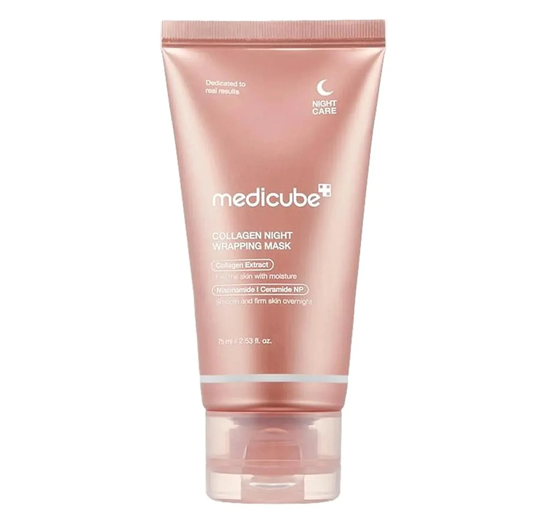 Medicube Collagen Night Wrapping Mask Преміальна ультразволожуюча нічна маска - плівка - Фото