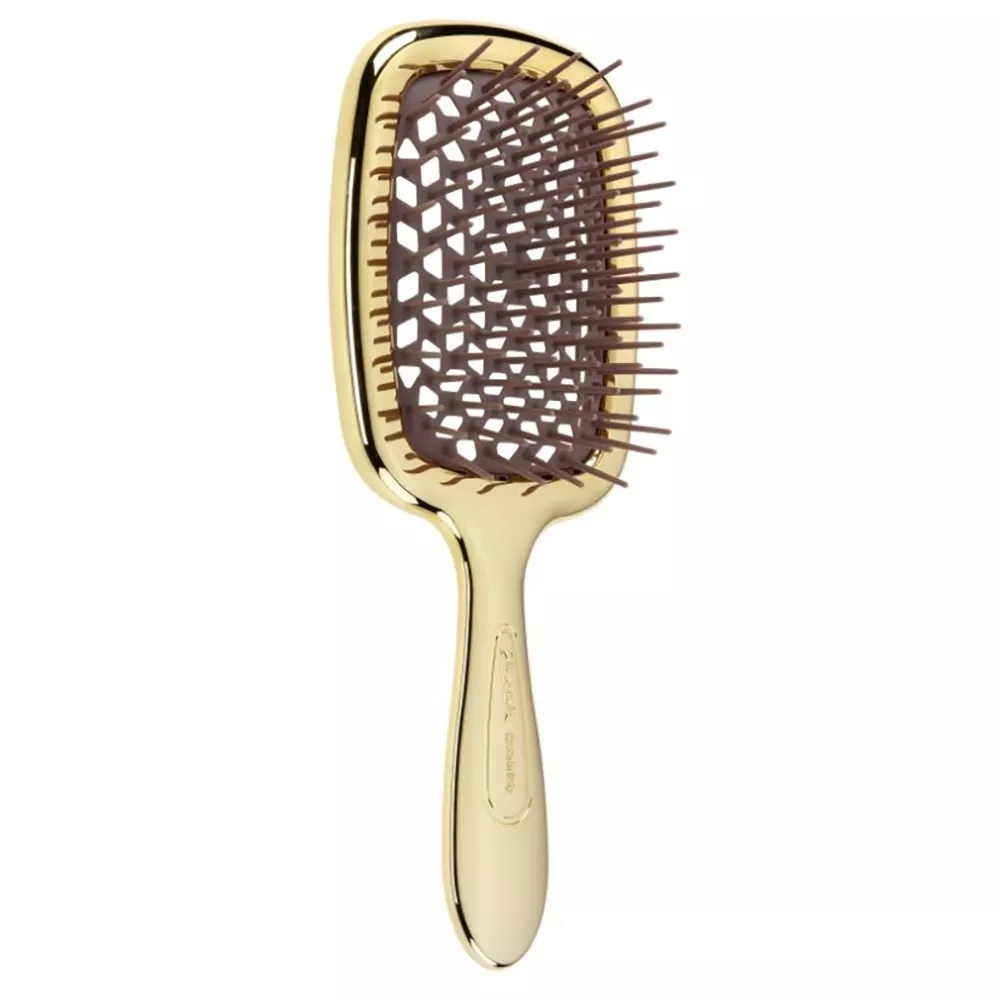 Janeke Superbrush small Міні-щітка для волосся 'Золото з коричневим' - Фото