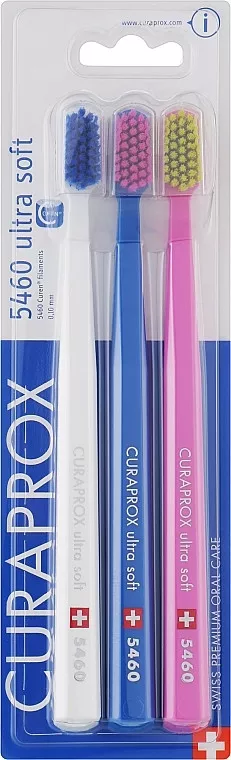Curaprox Ultra Soft Набір ультрам`яких зубних щіток 0.10 mm - Фото