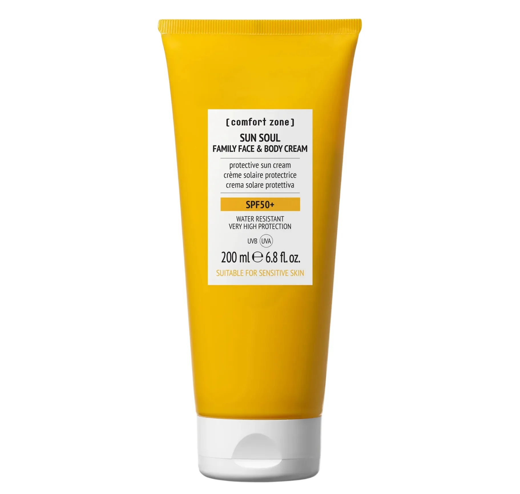 Comfort Zone Sun Soul Family Face & Body Cream SPF 50+ Сонцезахисний крем для всієї родини SPF50+ - Фото