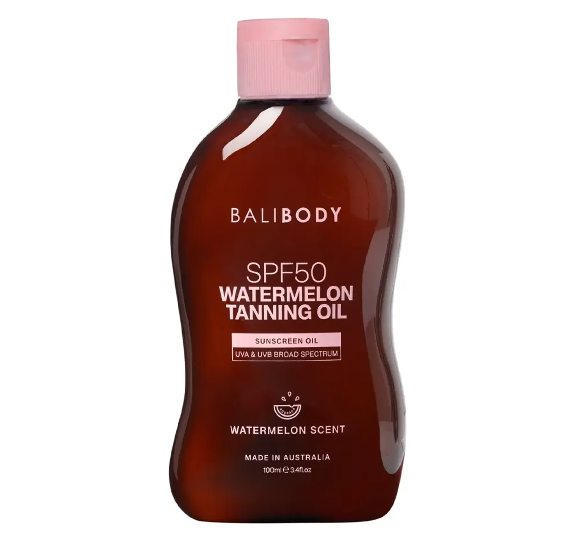 Bali Body Watermelon Tanning Oil SPF 50 Олія для засмаги з насінням кавуна SPF 50 - Фото