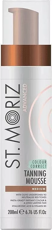 St. Moriz Tanning Mousse Medium Автобронзат-мус відтінку Medium - Фото