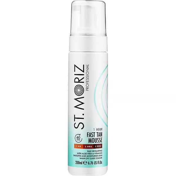 St.Moriz Fast Tan Mousse Мус для миттєвої засмаги тіла з коригуванням відтінку - Фото