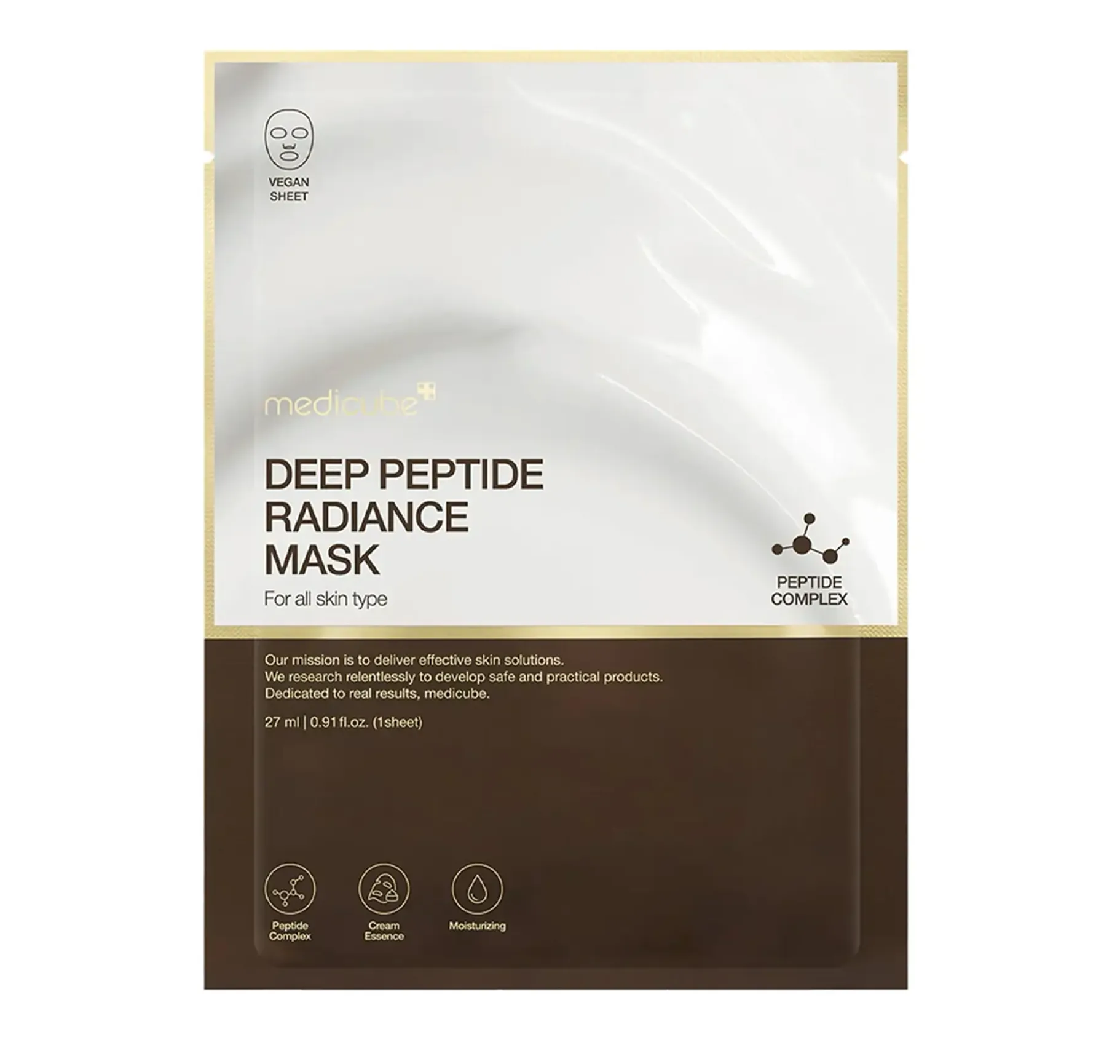 Medicube Deep Peptide Radiance Mask Регенеруюча кремова маска з пептидами - Фото