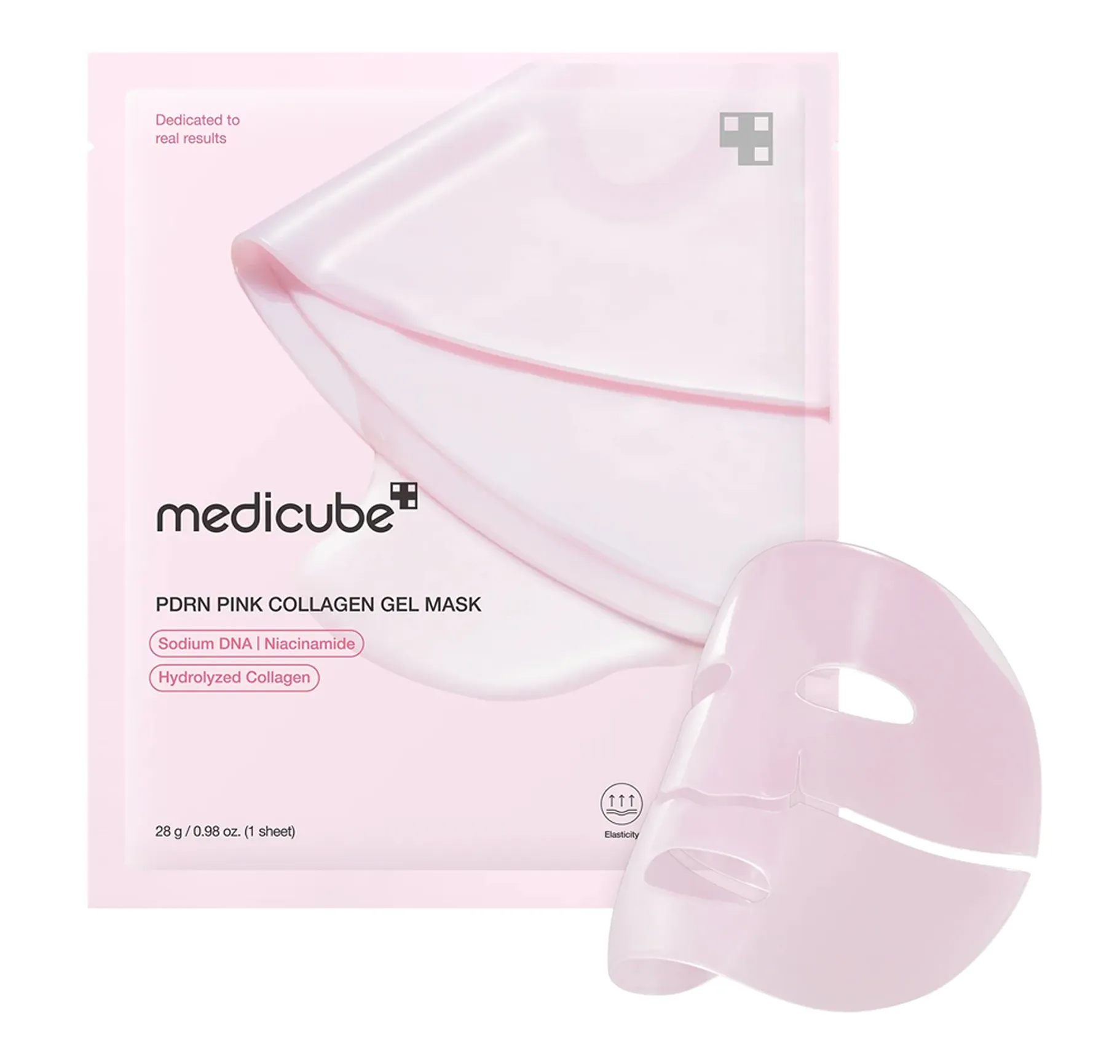 Medicube PDRN Pink Collagen Gel Mask Гідрогелева маска з полінуклеотидами та колагеном - Фото