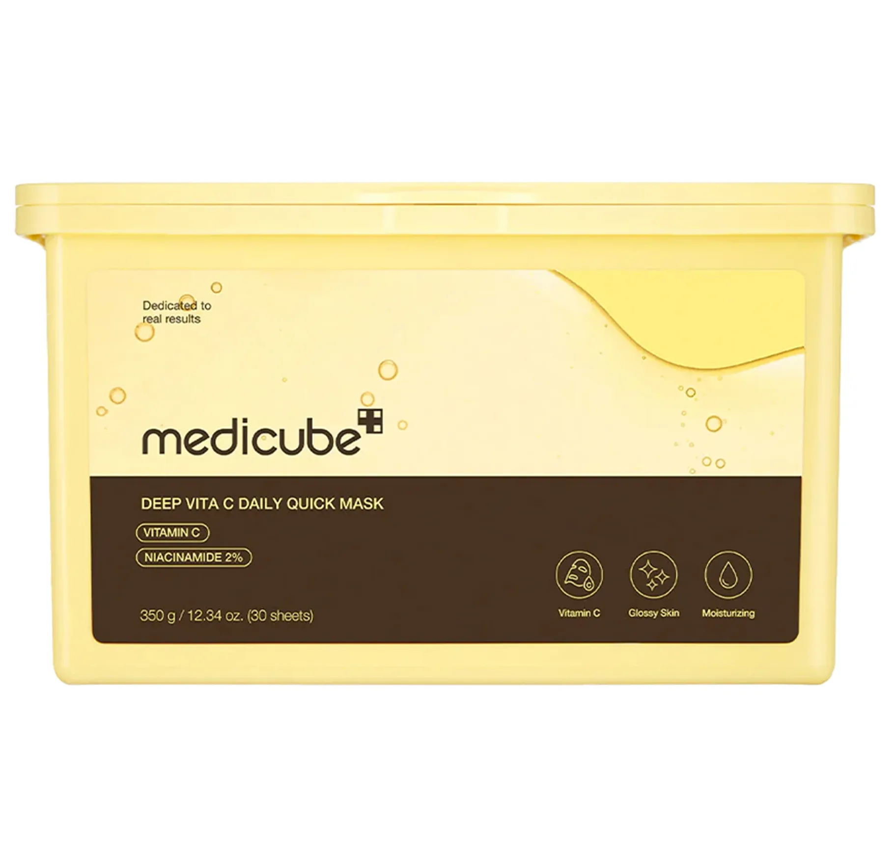 Medicube Deep Vita C Daily Quick Mask Набір тканинних масок для освітлення та сяйва - Фото