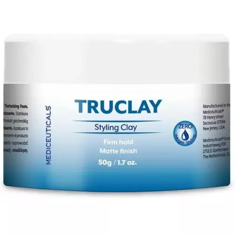 Mediceuticals Truclay Styling Clay Матова моделююча глина для волосся середньої фіксації - Фото