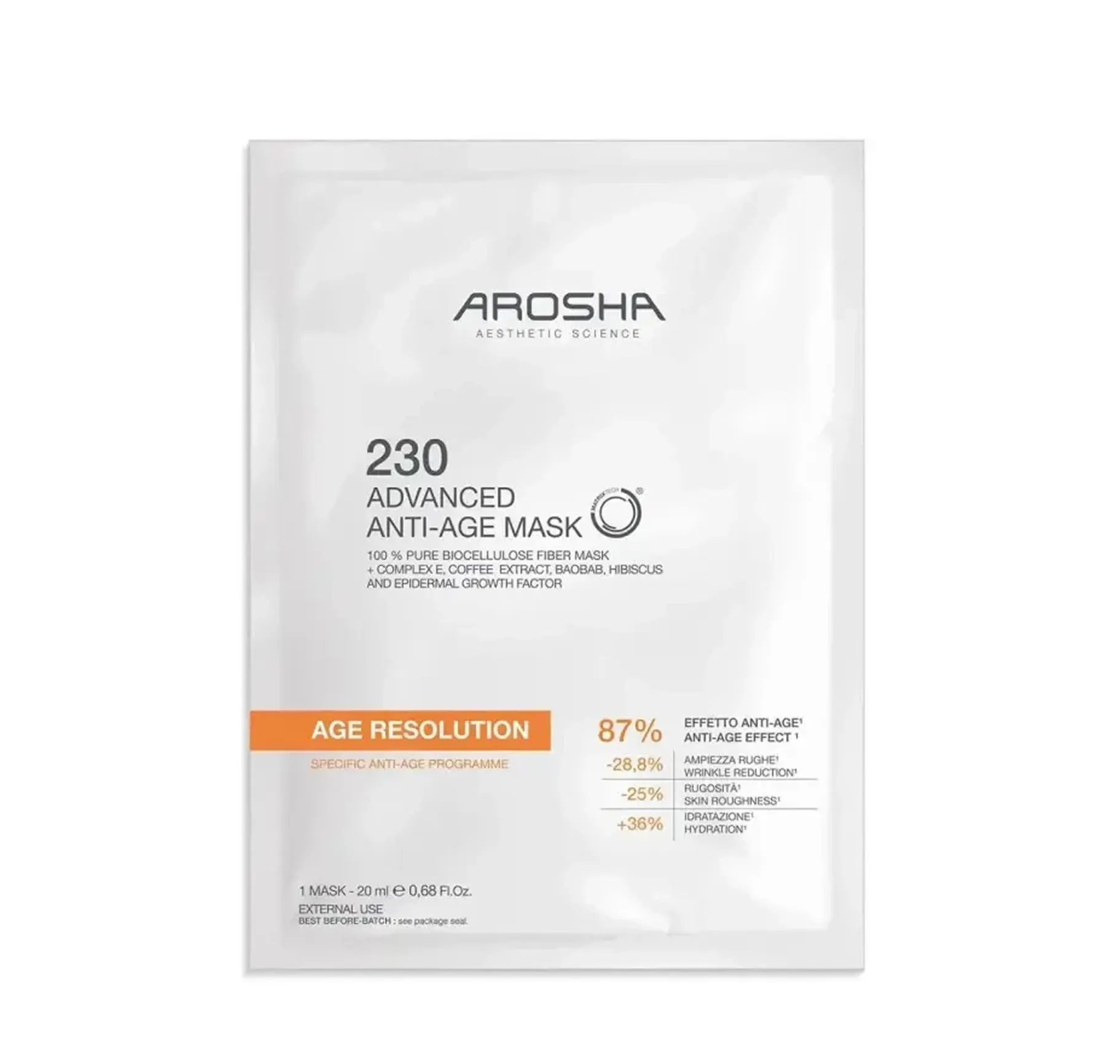 Arosha Age Resolution Mask Омолоджуюча і регенеруюча маска для обличчя - Фото