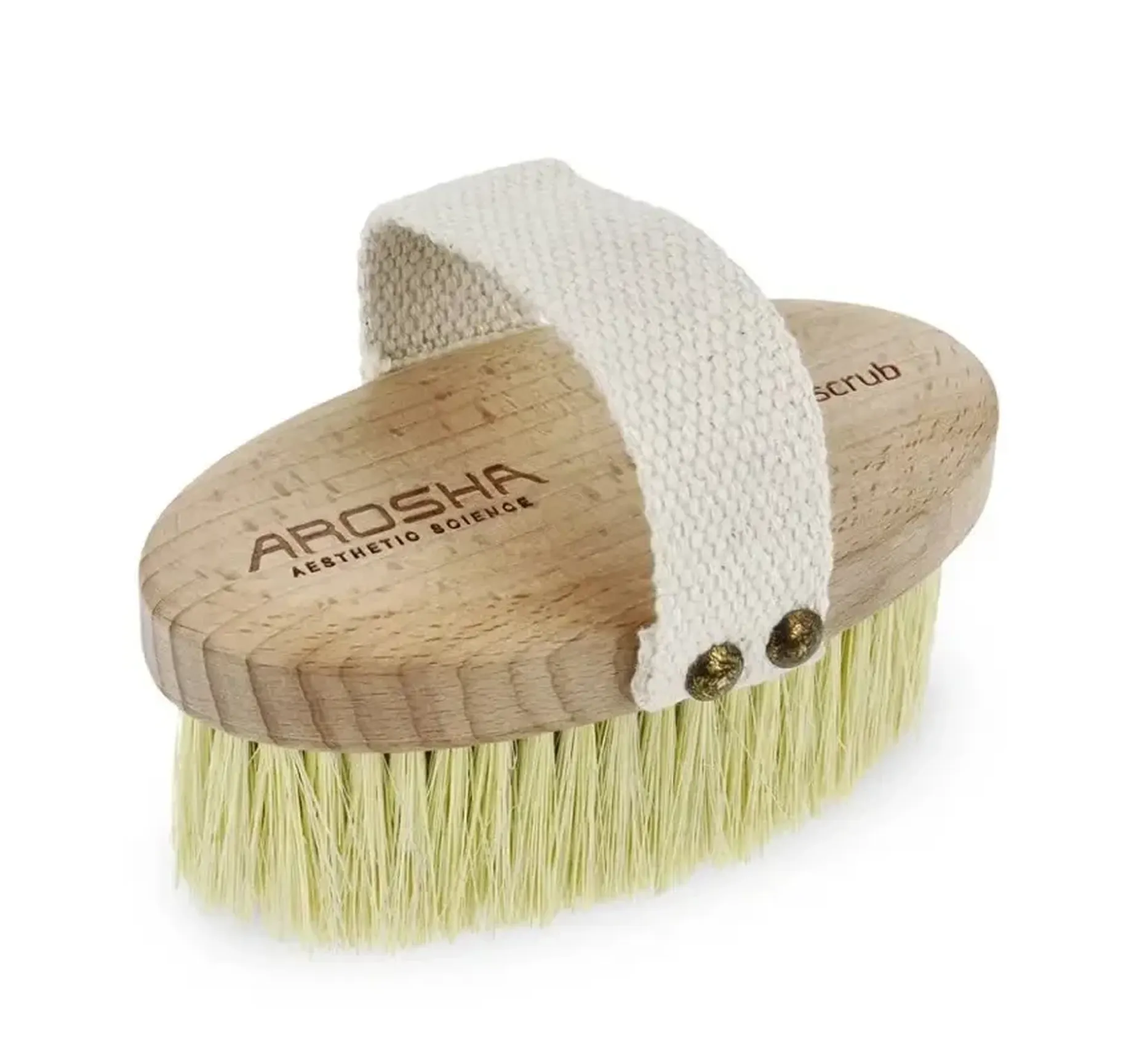 Arosha Natural Brush With Handle Щітка для сухого пілінгу з агави - Фото