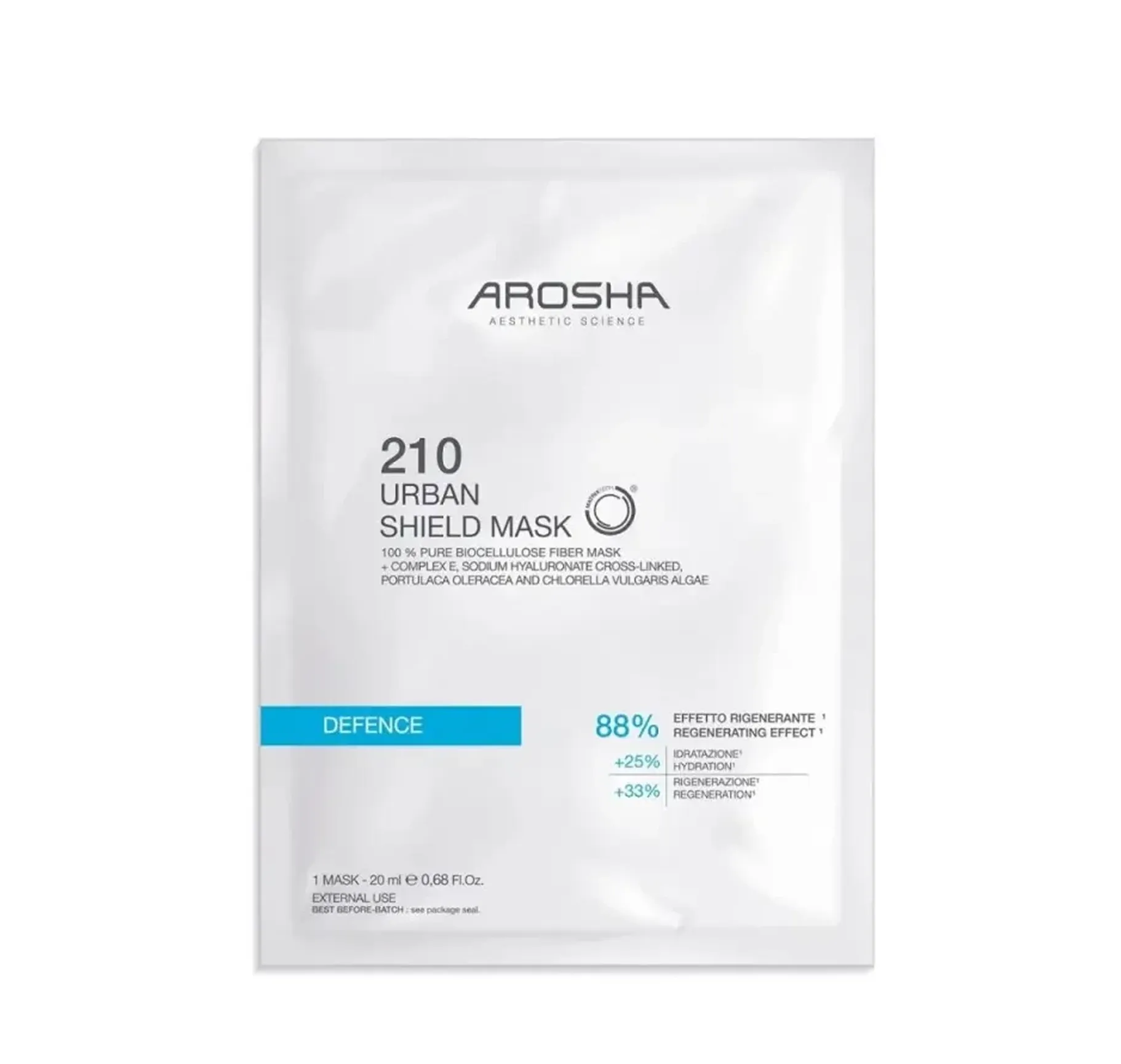 Arosha 210 Defence Mask Pack Антиоксидатна і регенеруюча маска для обличчя - Фото