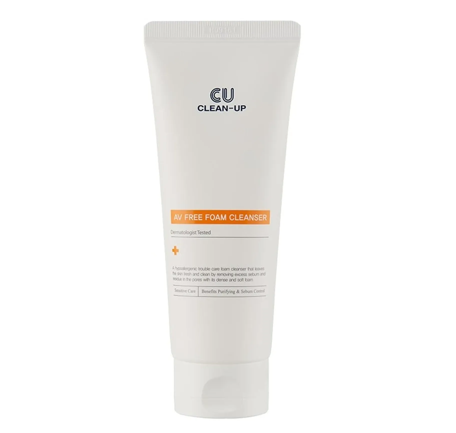 Cu Skin Clean-Up AV Free Foam Cleanser Кремова очищуюча пінка із саліциловою кислотою - Фото