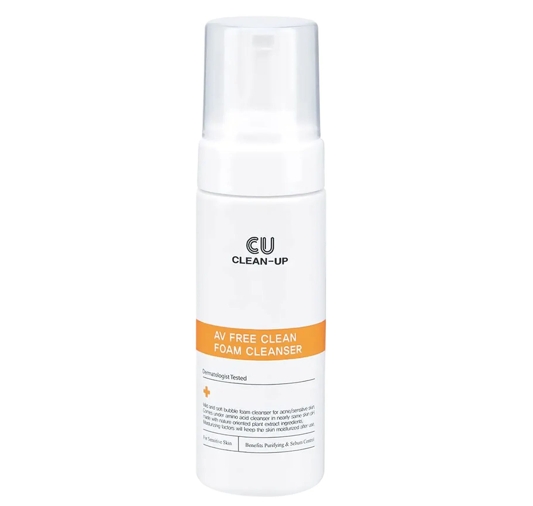 Cu Skin Clean-Up AV Free Purifying Foam Cleanser Очищуючий мус для проблемної шкіри - Фото