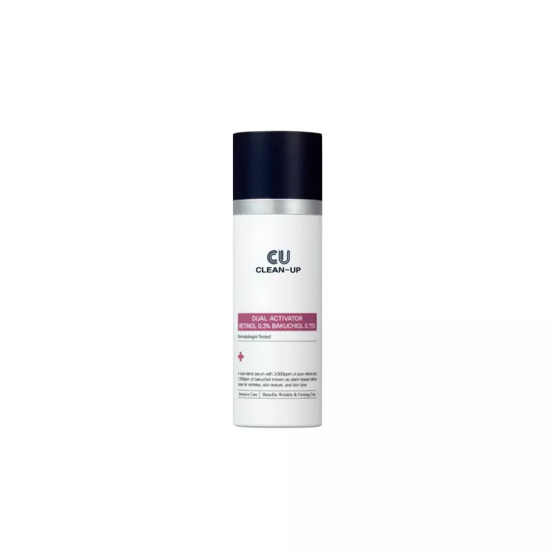 Cu Skin Clean-Up Dual Activator Retinol 0.3% Bakuchiol 0.75% Сироватка з ретинолом 0.3% та бакучіолом 0.75% - Фото