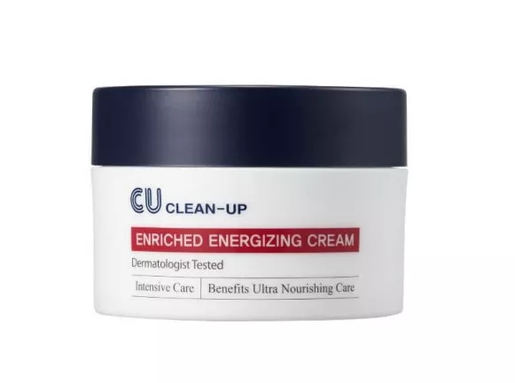 Cu Skin Clean-Up Enriched Energizing Cream Збагачений пептидний крем з церамідами та колагеном - Фото