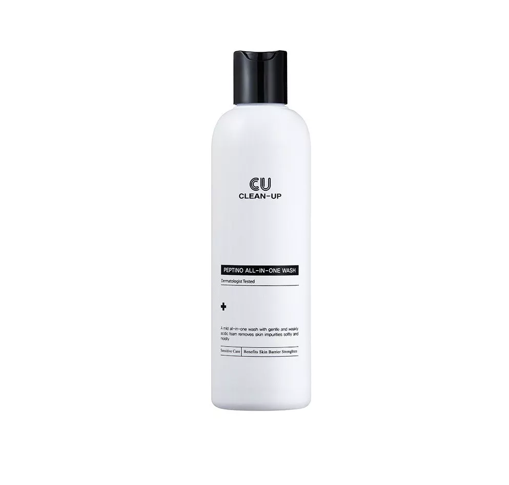 Cu Skin Clean-Up Peptino All-in-one Wash Гіпоалергенний гель для душу 5 в 1 - Фото