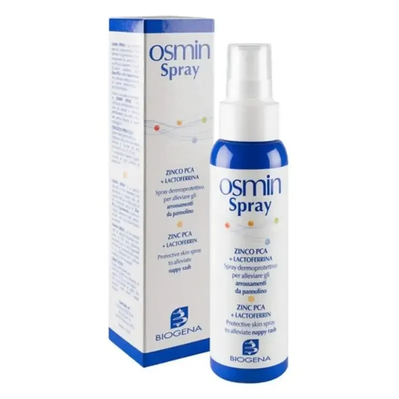 Biogena Osmin Baby Spray Спрей від пітниці і попрілостей (Zinc Lactoferrin) для немовлят - Фото