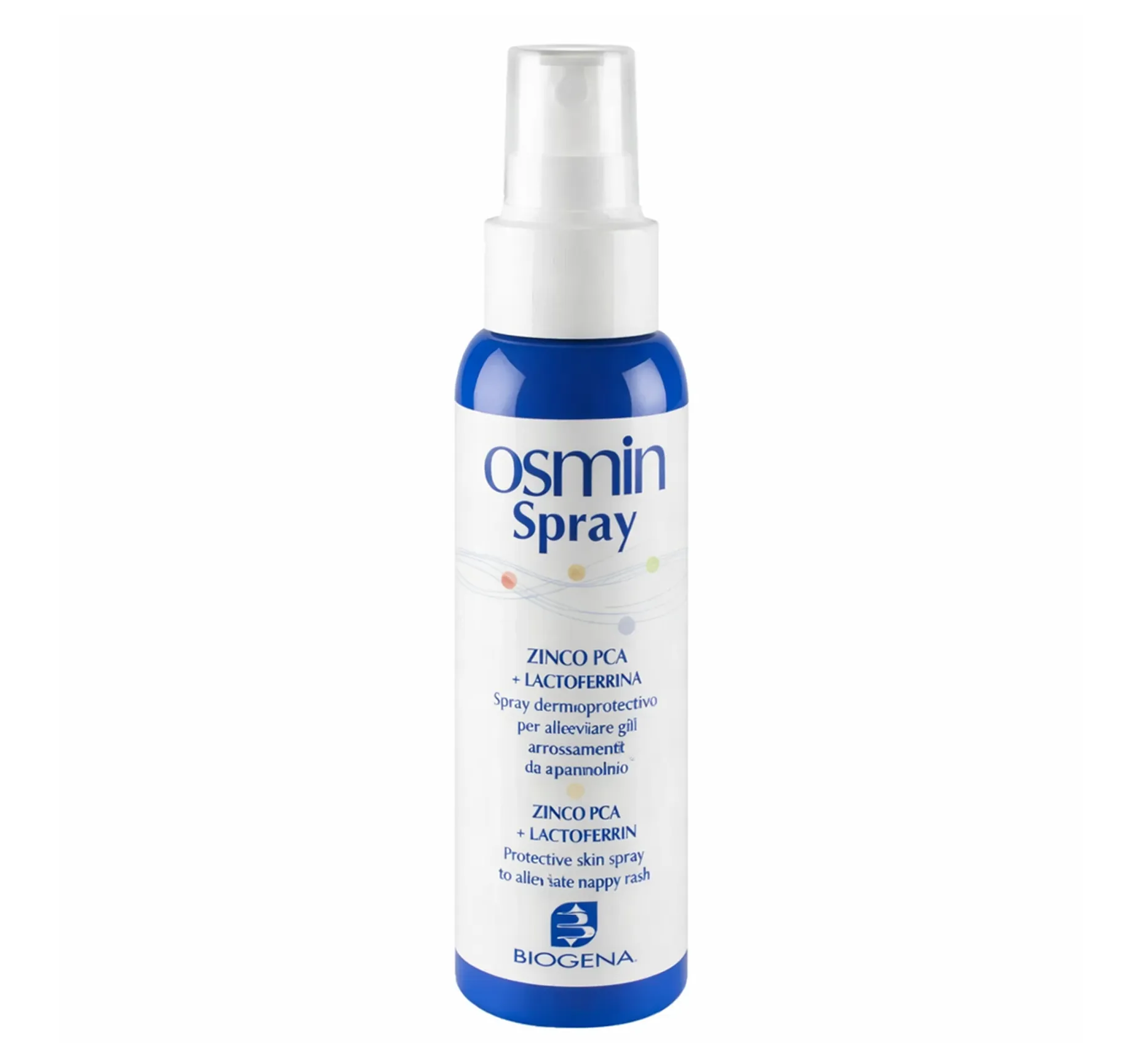 Biogena Osmin Baby Spray Спрей від пітниці і попрілостей (Zinc Lactoferrin) для немовлят - Фото