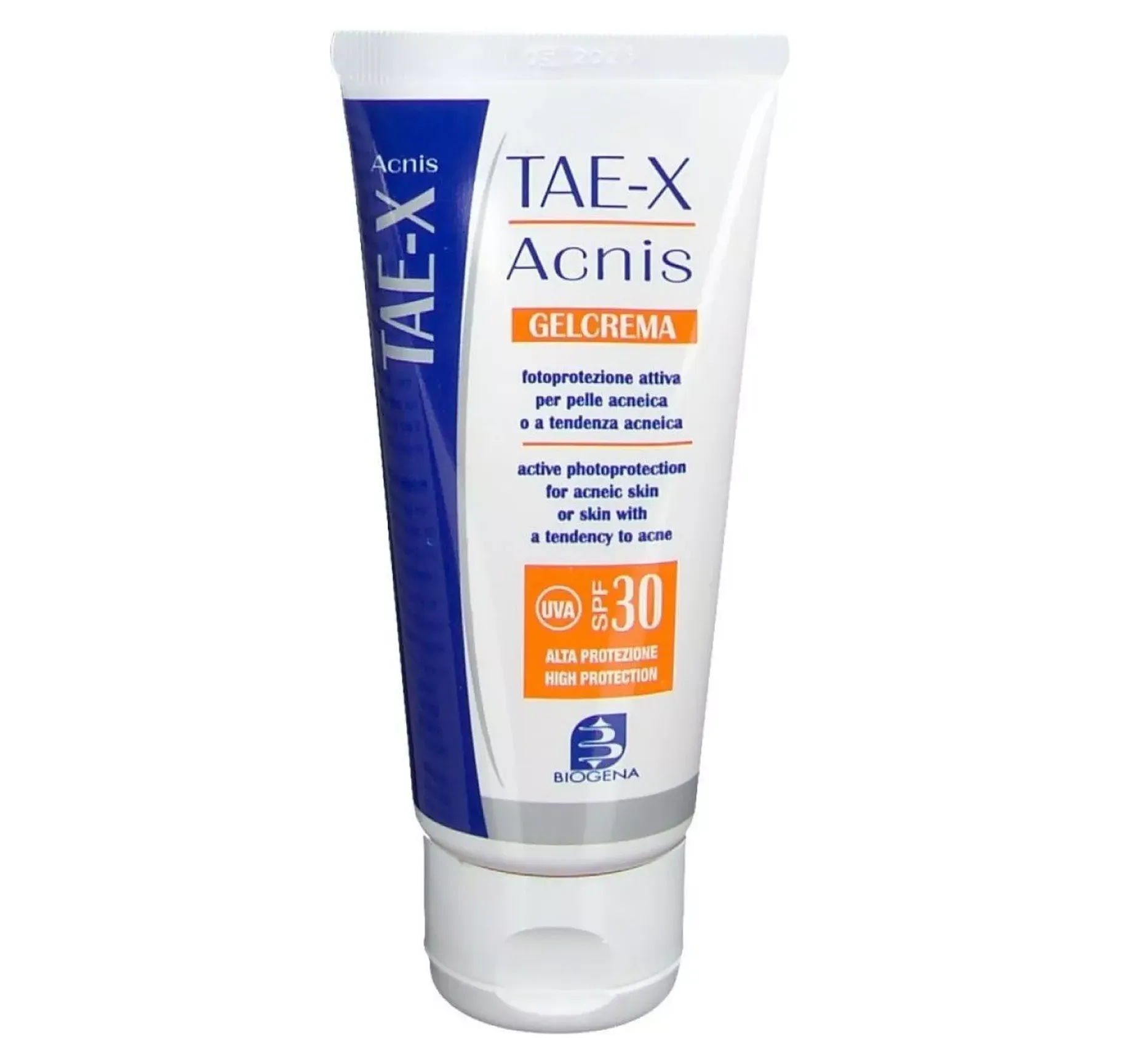 Biogena TAE X Acnis SPF 30 Сонцезахисний крем для жирної шкіри і шкіри з акне - Фото