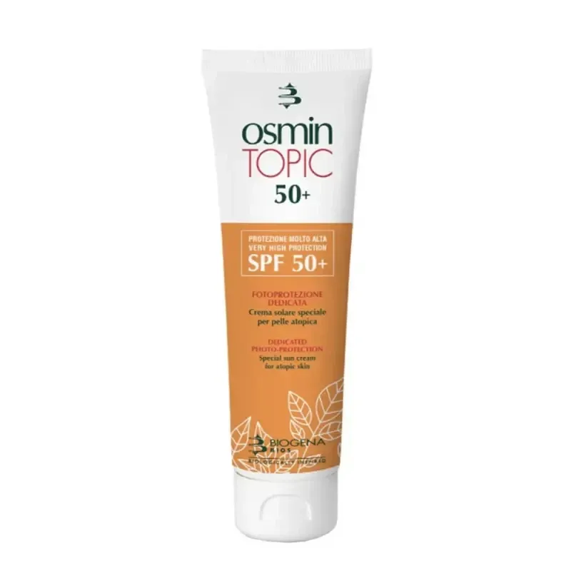 Biogena Osmin Topic 50+ Крем сонцезахисний для атопічної шкіри для дітей та дорослих - Фото