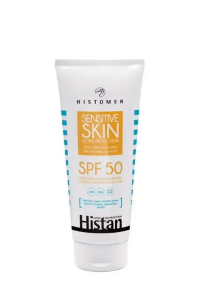 Histomer Histant Sensitive Skin Active Protection SPF 50 Сонцезахисний крем для обличчя і тіла - Фото