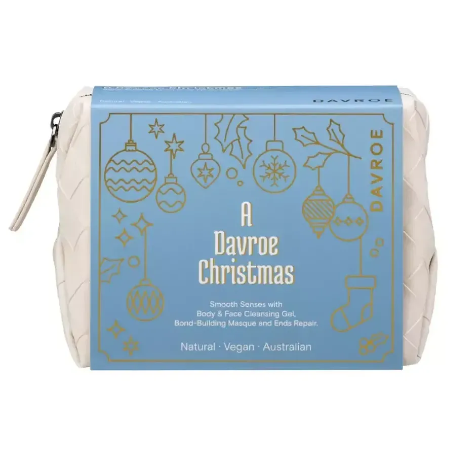 Davroe Christmas Smooth Senses Travel Pack Тревел-набір для розгладження волосся - Фото