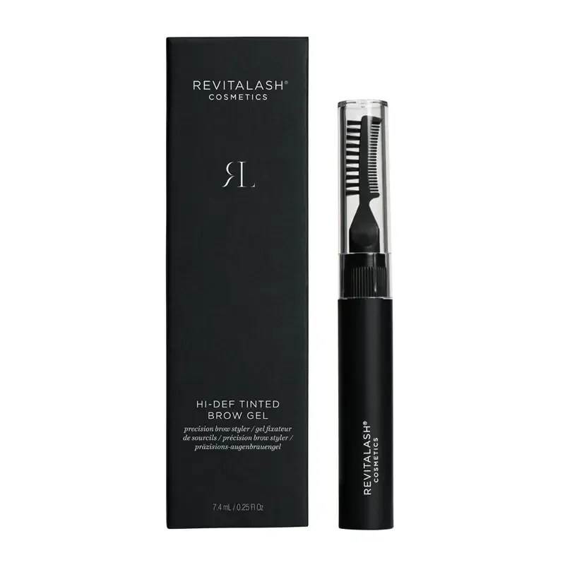 (Outlet) Revitalash Hi-Def Tinted Brow Gel Моделюючий гель для брів Dark Brown - Фото