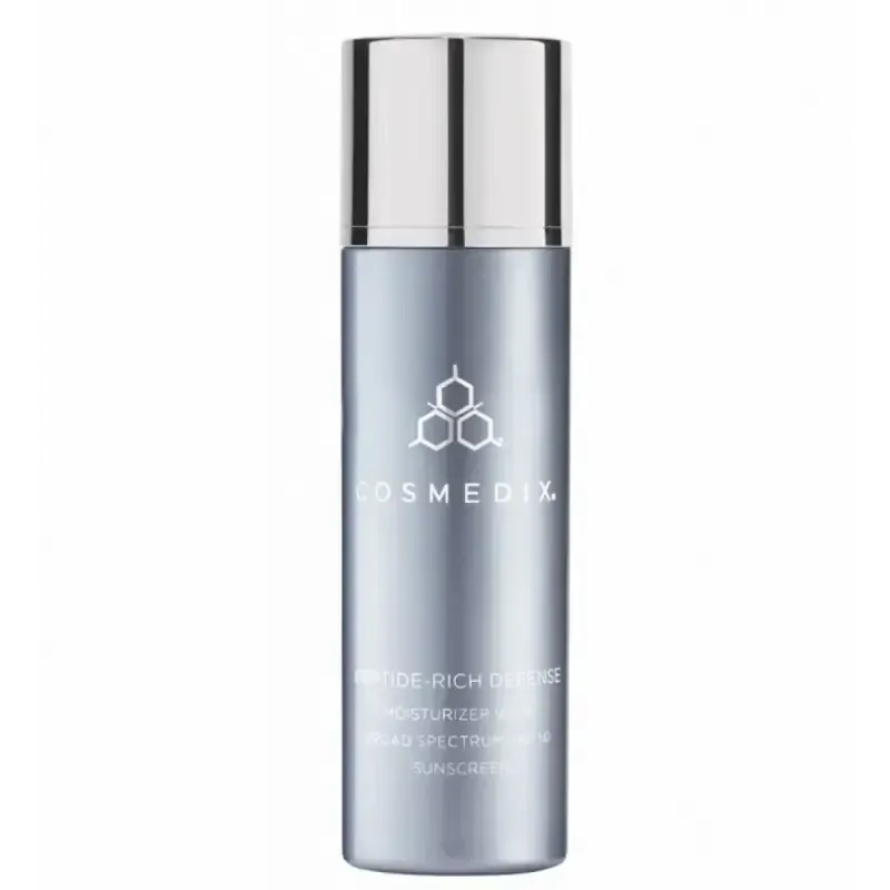 (Outlet) Cosmedix Spf 50+ Peptide Rich Defense Сонцезахисний крем-флюїд з СПФ 50 - Фото