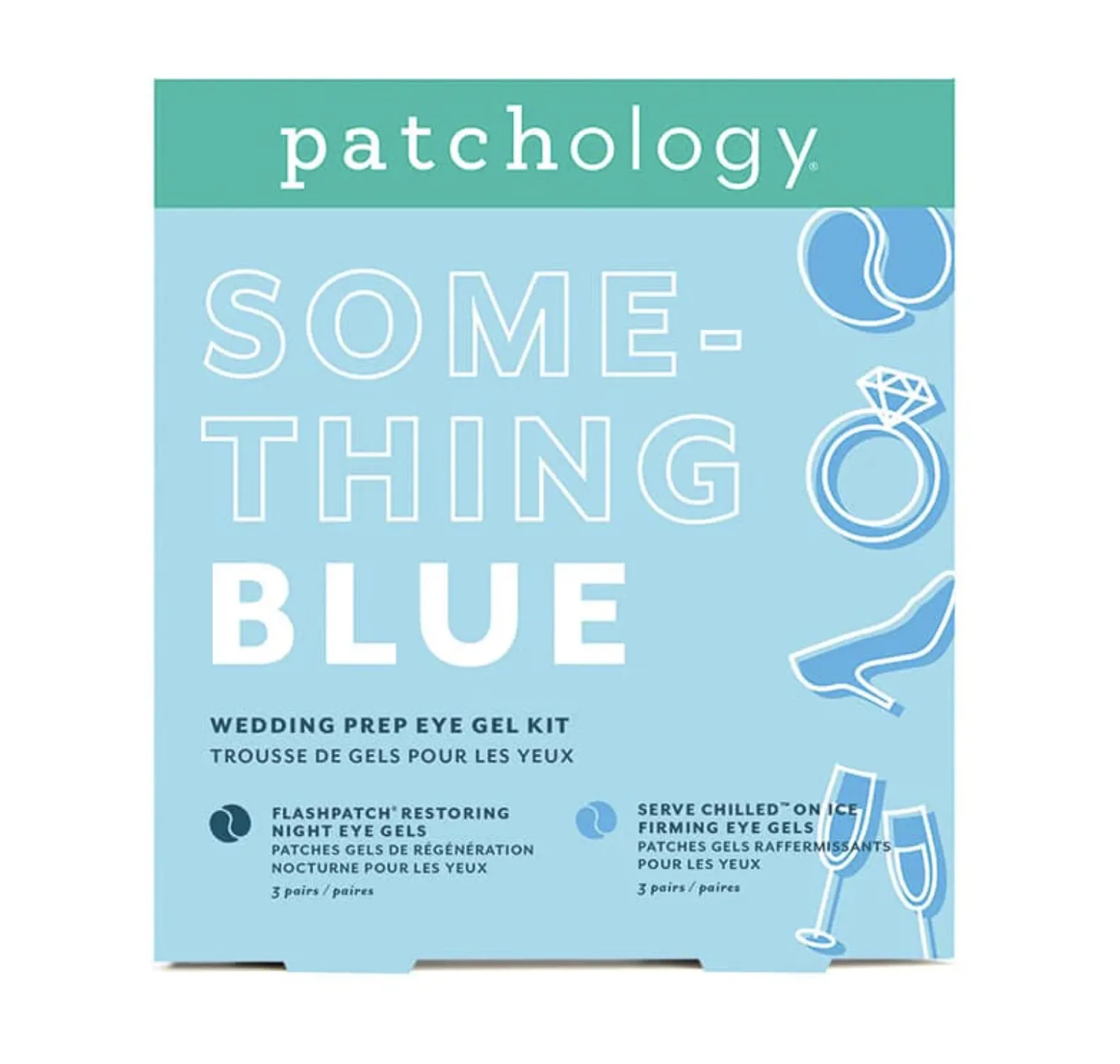 Patchology Something Blue Eye Gel Kit Набір для шкіри навколо очей - Фото