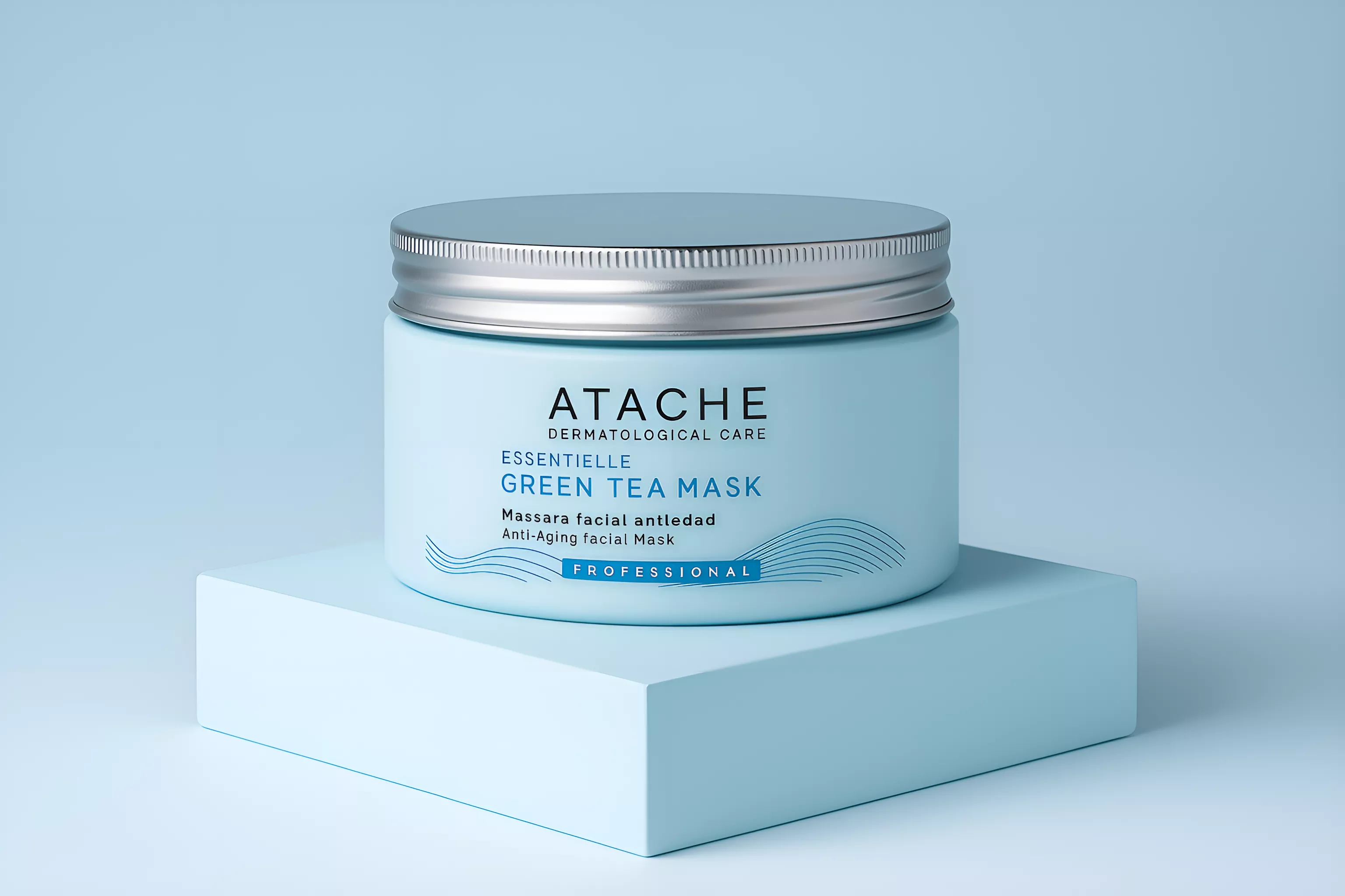 Atache Essentielle Green Tea Mask Відновлювальна заспокійлива маска з зеленим чаєм - Фото - 30