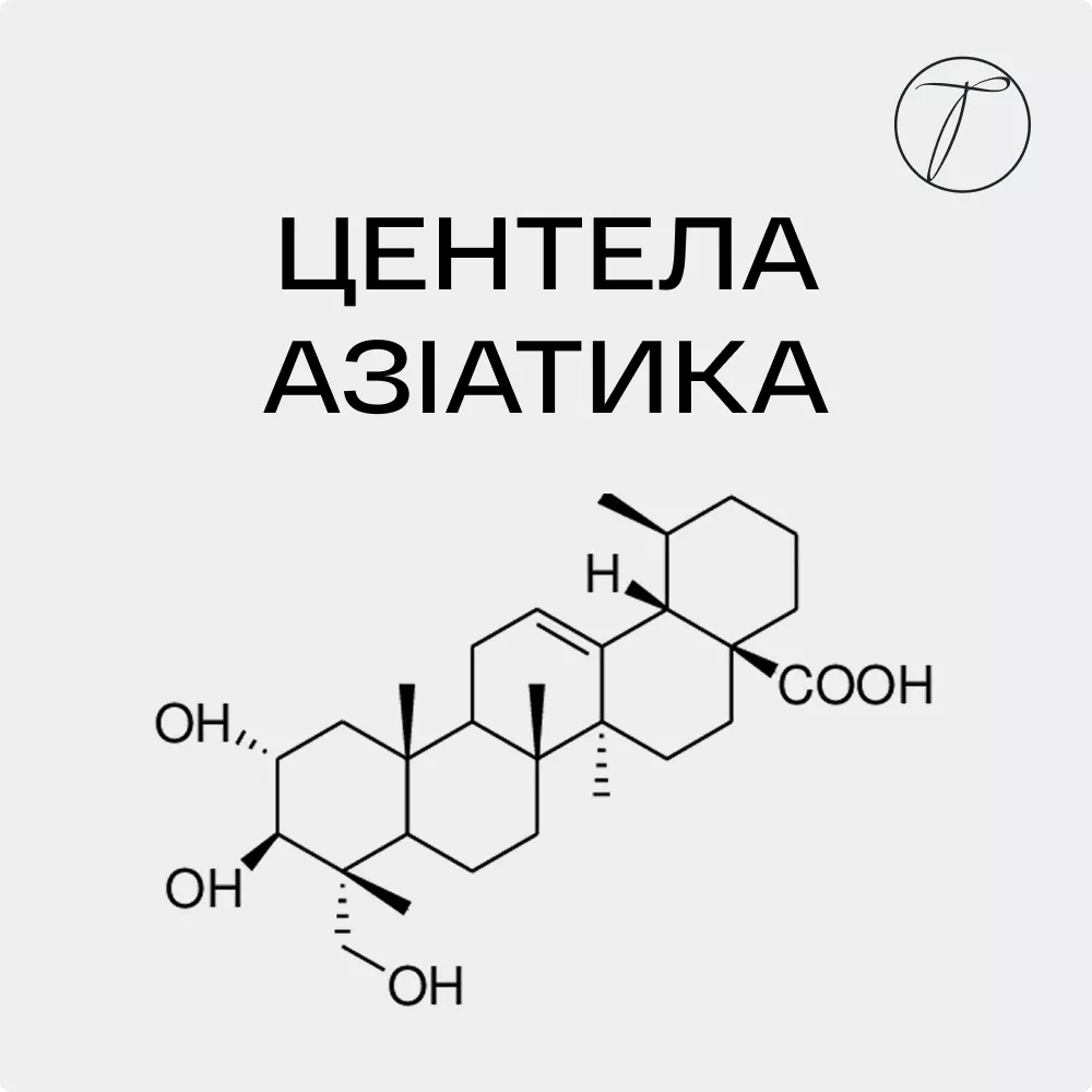 Центела азіатика - формула