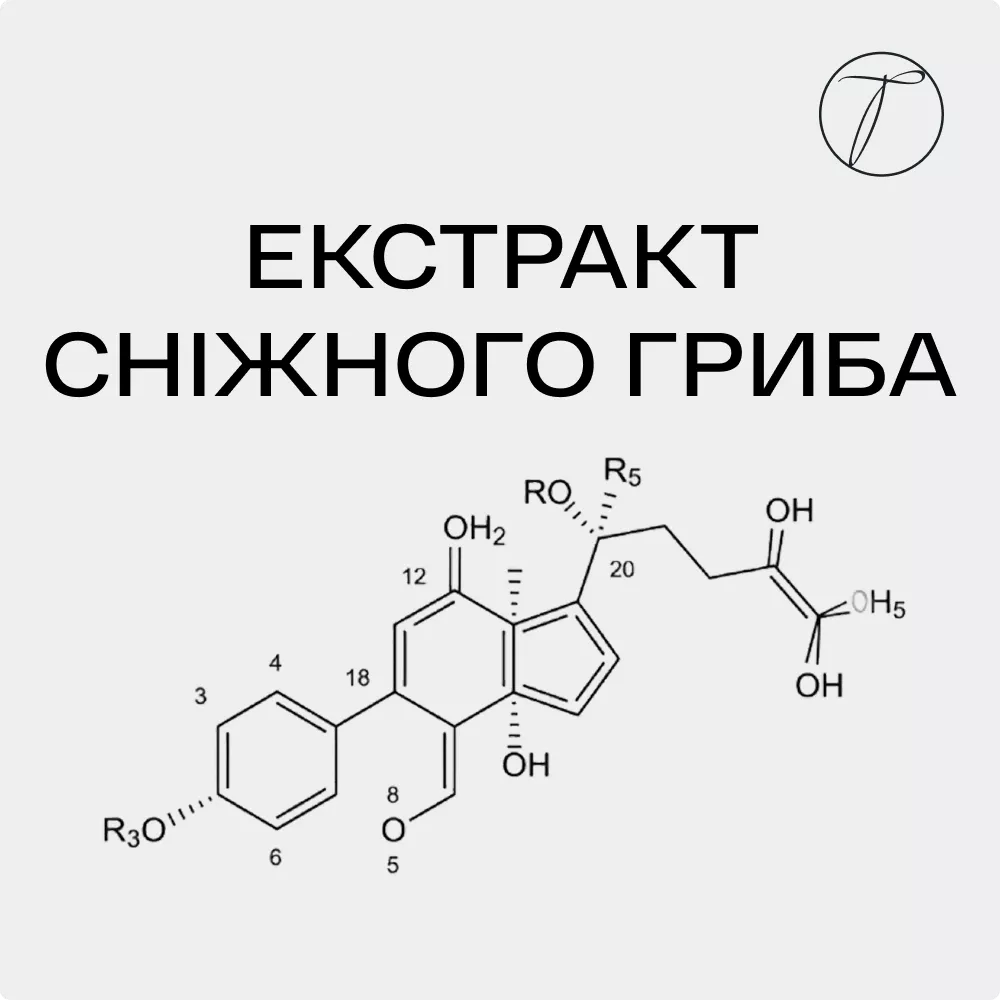 Екстракт сніжного гриба - формула